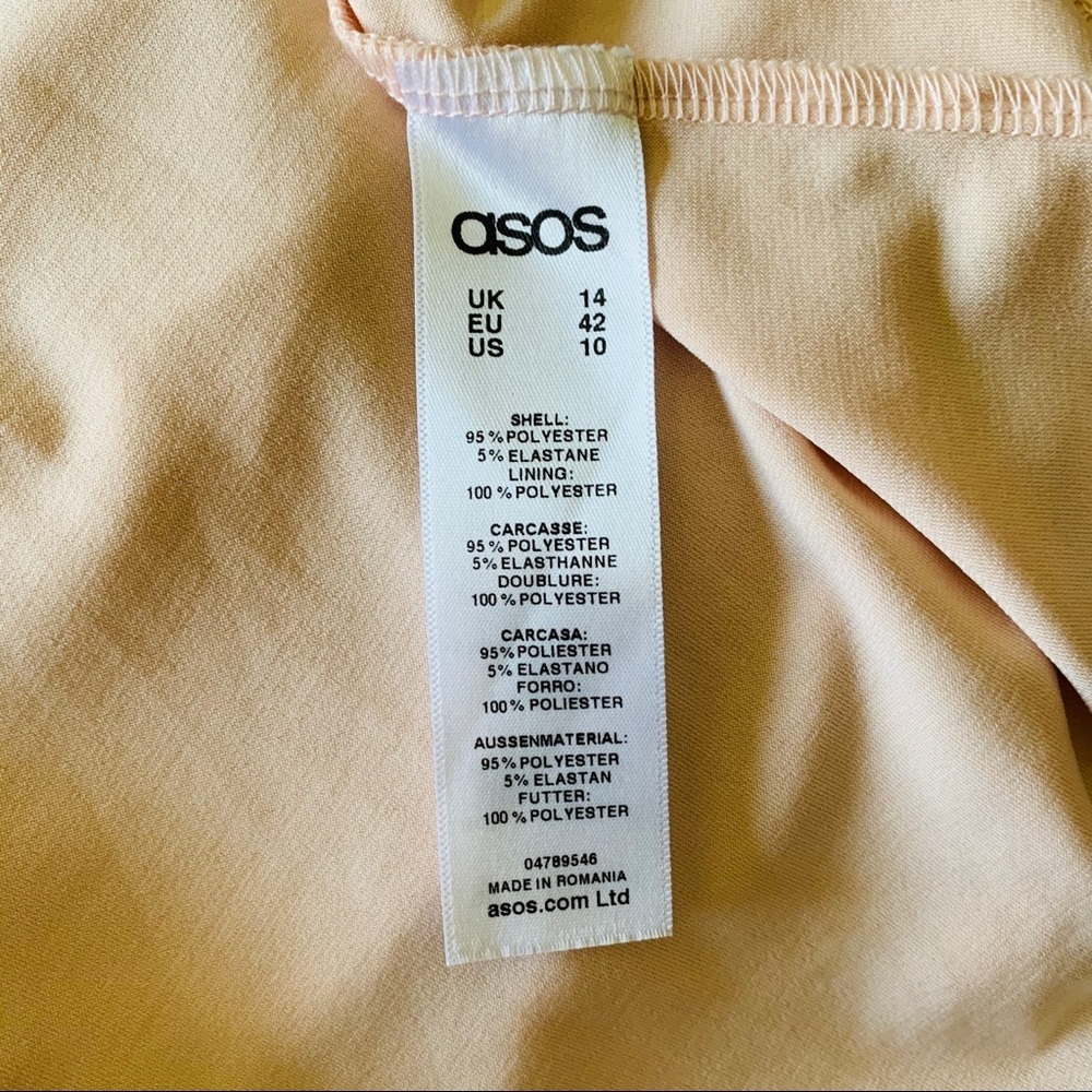 ASOS Ruffle Front Maxi Dress Size 10 - Picture 8 of 8